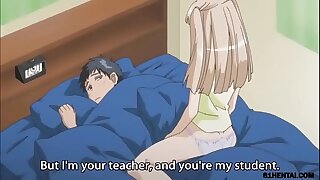 fortunate teacher pounds his student - Hentai