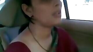 INDIAN HOUSEWIFE HARDCORE Bonking IN Passenger car At the end of one's tether Whilom before Go stable with